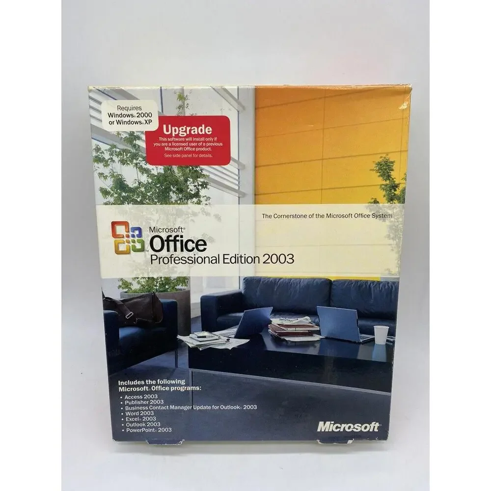 Microsoft Office 2003 Professional Edition with Key/Code Upgrade